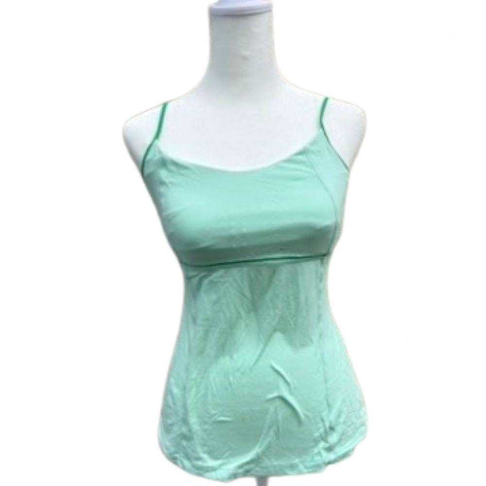 Lululemon Mint Green Built-In Bra Tank – Size 6